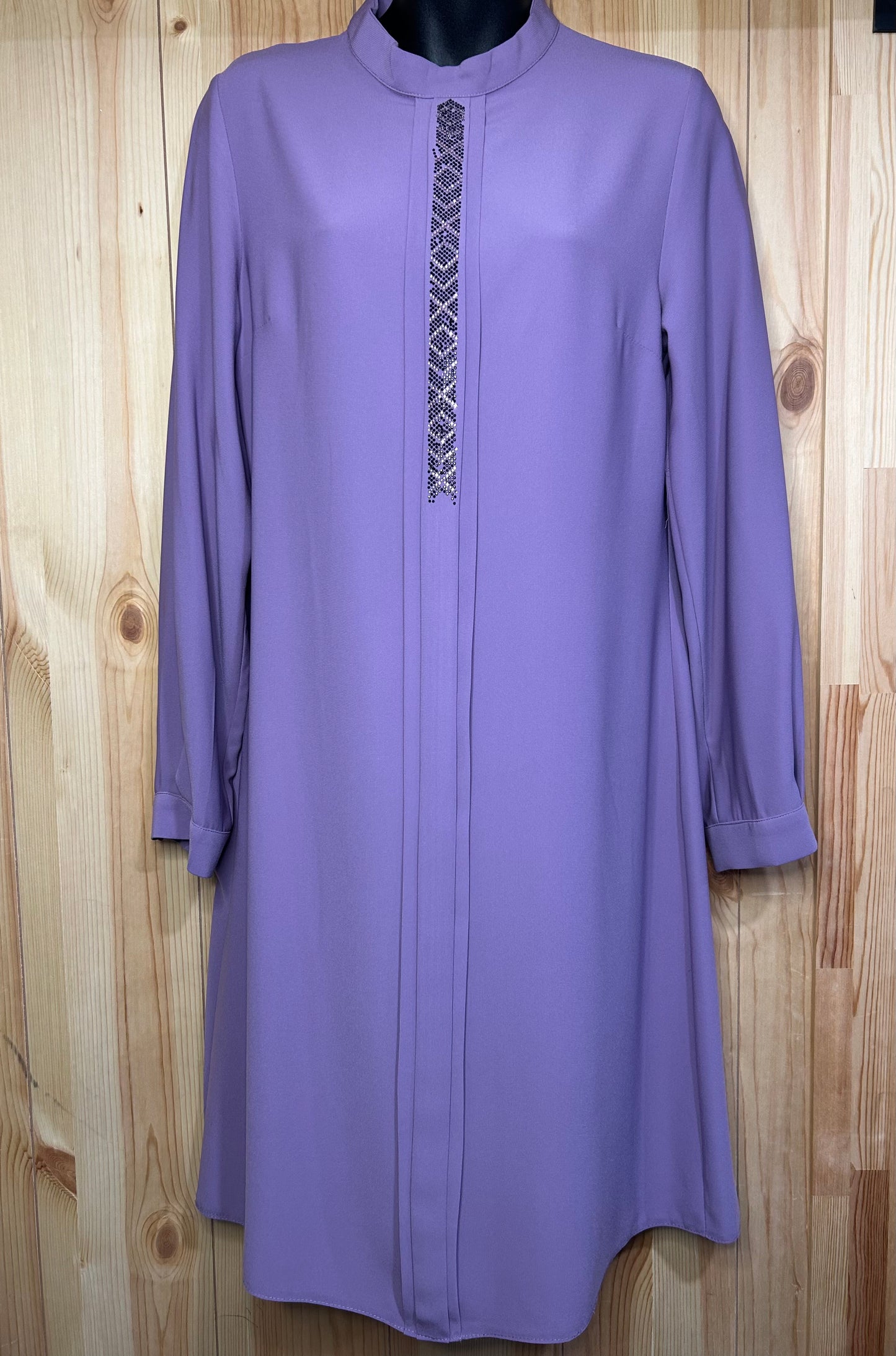 Purple stone front tunic