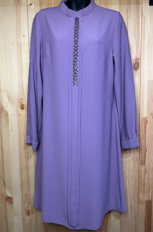 Purple stone front tunic